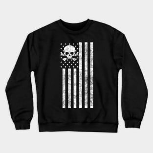 Flag Skull Veteran Crewneck Sweatshirt